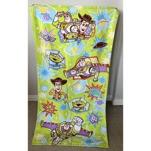 Disney Pixar Japan Toy Story Towel HTF Woody Buzz Aliens Space Ranger